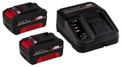 Акумулятор + зарядний Einhell Starter-Kit Power-X-Change 18V 2x3,0Ah (4512098) фото