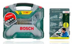 Набір приладдя Bosch X-Line 50 + набір кріплень, 173 шт (2607017523) фото