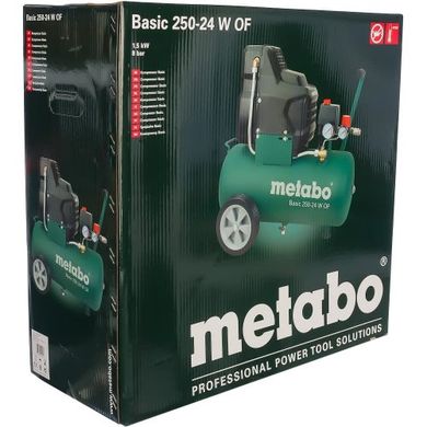 Безмасляний компресор Metabo Basic 250-24 W OF (601532000) фото