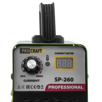 Сварочный инвертор Procraft SP-260 + Маска сварщика PRO-CRAFT SHP90-30 NEW (p002601-akz) фото