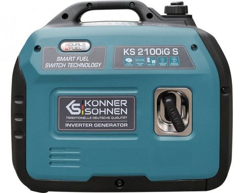 Инверторный двухтопливный генератор Konner&Sohnen KS 2100iG S (KS2100iGS) фото