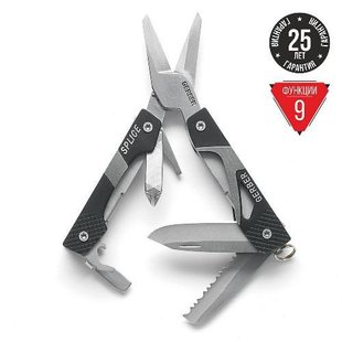 Мультитул Gerber Vise Pocket Tool - Black блистер (1019242) (31-000021) фото