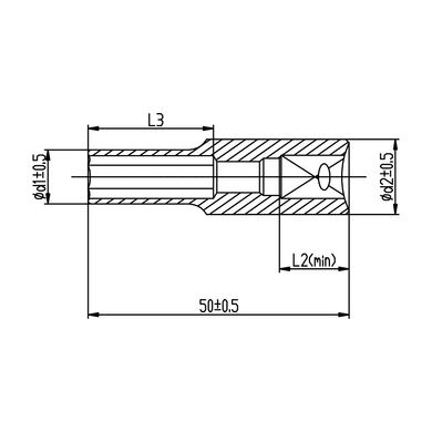 Насадка шестигранна довга 1/4 "5мм CrV ULTRA (6062052) (6062052) фото