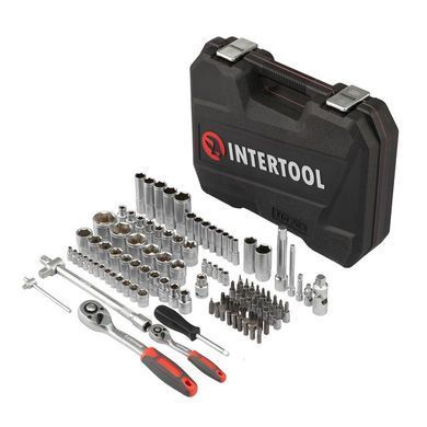 Набір інструментів INTERTOOL ET-9108 (1/2" & 1/4" 110од) (ET-9108) фото