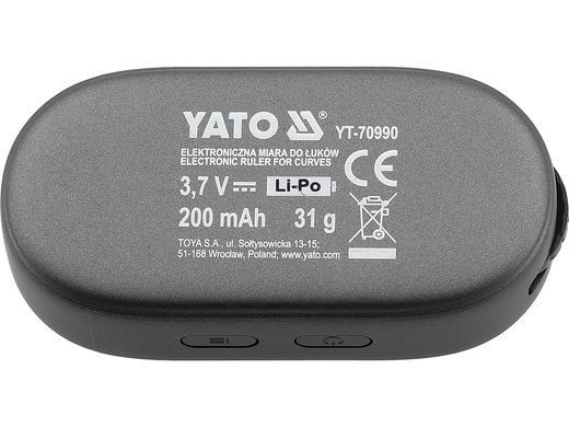 Курвіметр електронний YATO YT-70990 (0,05&ndash;99,9 м, Li-Po акумулятор) (YT-70990) фото