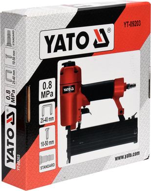 Степлер пневматический для скоб и гвоздей YATO (YT-09203) фото