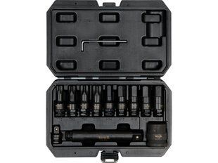 Набор ударных бит TORX/HEX YATO YT-10655 (T70&ndash;T100, H14&ndash;H22, 1/2" и 3/4", 12 предметов) (YT-10655) фото