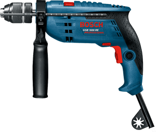 Дриль ударний Bosch GSB 1600 RE БЗП (0601218121) фото