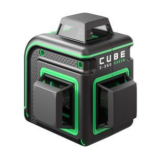 Лазерний нівелір ADA CUBE 3-360 GREEN PROFESSIONAL EDITION А00573 (t90113365) фото