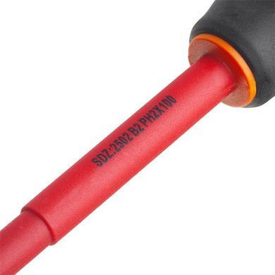 Отвертка изолированная крестовая INTERTOOL VT-3212 (VT-3212) фото