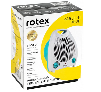 Тепловентилятор ROTEX RAS01-H (RAS01-HBlue) фото