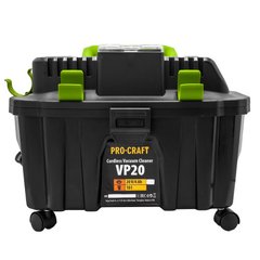Аккумуляторный строительный пылесос Procraft VP20 (без АКБ и ЗУ) (p030217) фото