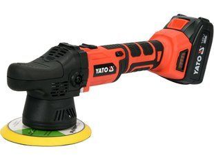 Аккумуляторная эксцентриковая полировальная машина YATO YT-82920 (18 В, 3 Ач, диск 150 мм, бесщёточная) (YT-82920) фото