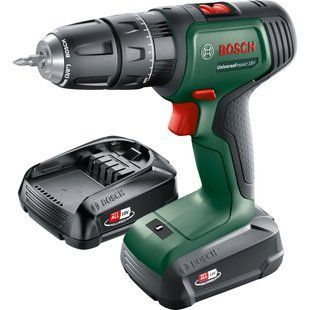 Аккумуляторный ударный шуруповерт Bosch UniversalImpact 18V (2 АКБ 1,5 Ач, ЗУ, кейс) (06039D4102) фото