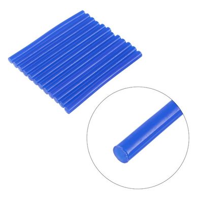 Комплект блакитних клейових стрижнів 7,4 мм * 100мм, 12шт INTERTOOL RT -1054 (RT-1054) фото