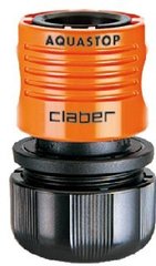 Коннектор Claber 5/8 "аквастоп для поливочных шланга (ukr81845) фото