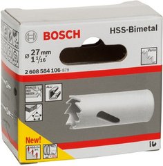 Біметалічна коронка Bosch HSS-Bimetall, 27 мм (2608584106) фото