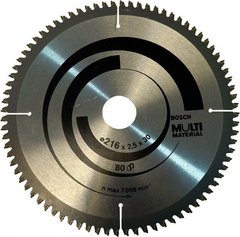 Пильний диск Bosch Multi Material 216 * 2,5 * 30 мм (2608640447) фото
