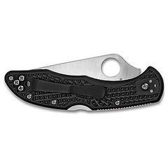 Нож складний Spyderco Delica 4, напівсерейтор (C11PSBK)