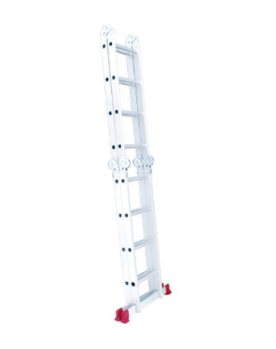 Сходи алюмінієві мультифункціональні трансформер 4x4 ступ. 4,7 м INTERTOOL LT-0029 (LT-0029) фото