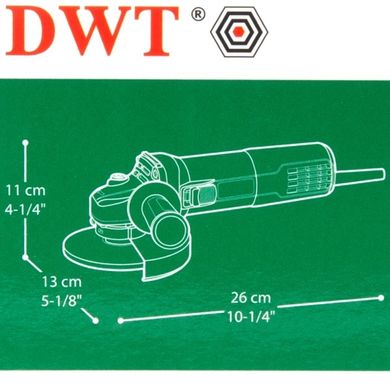 Угловая шлифмашина для дома DWT WS09-125 (411656) фото