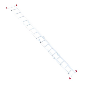 Лестница алюминиевая мультифункциональная трансформер 4x4 ступ. 4,7 м INTERTOOL LT-0029 (LT-0029) фото