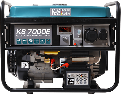 Бензиновий генератор Konner & Sohnen KS 7000E (KS7000E) фото