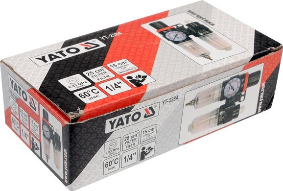 Воздушный фильтр с редуктором YATO YT-2384 (YT-2384) фото