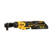 Гайковерт кутовий - ключ-храповик акумуляторний безщітковий DeWALT DCF512D1G (DCF512D1G) фото