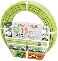 Шланг поливочный Claber 1/2", 15м Aquaviva Plus, салатовый (ukr81868) фото