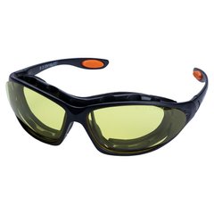 Набор очки защитные с обтюратором и сменными дужками Super Zoom anti-scratch, anti-fog (янтарь) (9410921) фото