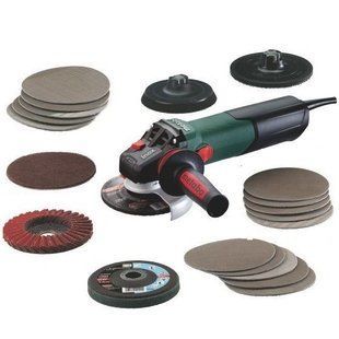 Кутова шліфувальна машина Metabo WEV 15-125 Quick Inox Set (600572500) фото