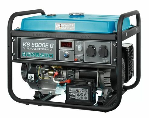 Двухтопливный генератор Konner&Sohnen KS 5000E G (KS5000EG) фото