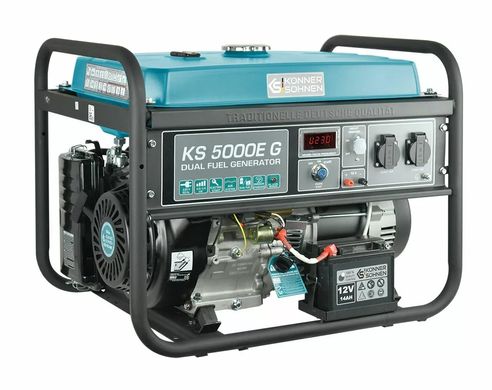 Двохпаливний генератор Konner &Sohnen KS 5000E G (KS5000EG) фото