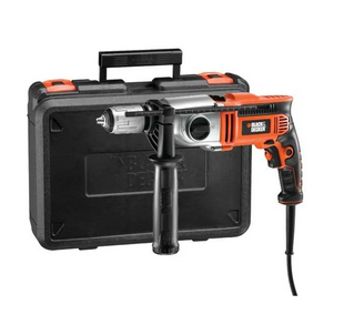 Двошвидкісний ударний дриль Black&Decker KR8542K (KR8542K) фото