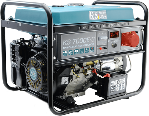 Бензиновий генератор Konner & Sohnen KS 7000E-3 (KS 7000E-3) фото