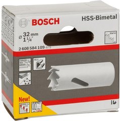 Біметалічна коронка Bosch HSS-Bimetall, 32 мм (2608584109) фото