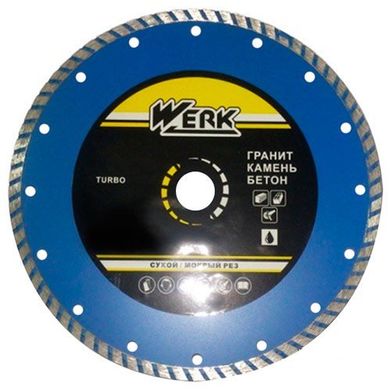 Алмазний диск Werk Turbo WE110113 180x7x22.225 мм (43575) фото