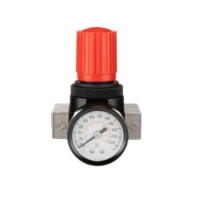 Регулятор тиску 1/4 ", 1-16 бар, 1600 л / хв, професійний (PT-1429) фото