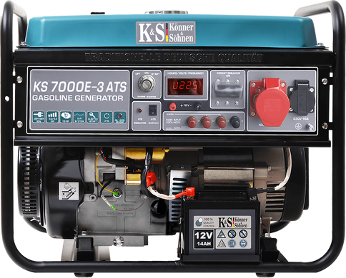Бензиновий генератор Konner & Sohnen KS 7000E-3 ATS (KS7000E-3ATS) фото