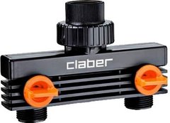 Розподілювач Claber 3/4"В вихід 2-х канальний 3/4"Н (ukr82127) фото