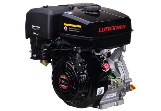 Бензиновий двигун Loncin G420F (74525) фото