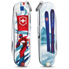 Складной нож Victorinox CLASSIC LE "Ski Race" 58мм/1сл/7функ/цветн/чехол /ножн (Vx06223.L2008) фото