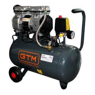 Безмасляный компрессор GTM KAW750-24L (ukr27153) фото