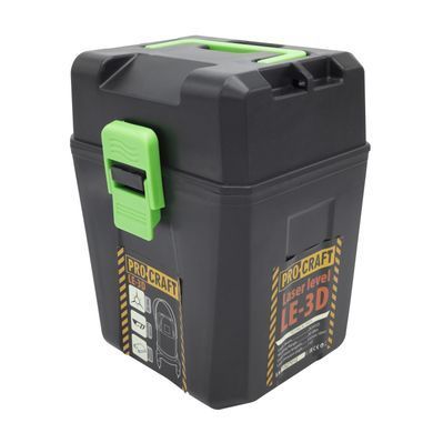 Лазерный нивелир с зеленым лучом Procraft LE-3D NEW (p000032) фото