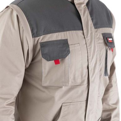 Куртка рабочая 2 в 1, 100 % хлопок, плотность 180 г/м2, XXL INTERTOOL SP-3035 (SP-3035) фото