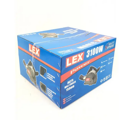 Штроборез электрический (борозд) LEX AG275 (2600 Вт, диск 150мм, 3.5 см глубины) бетонорез (AG275) фото