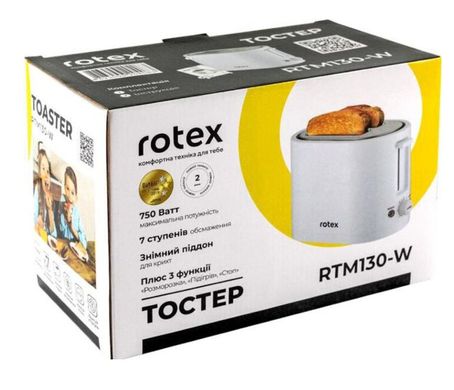 Тостер Rotex RTM130-W (RTM130-W) фото