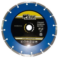 Алмазний диск Werk Segment 1A1RSS / C3-W WE110100 115x7x22.23 мм (43569) фото
