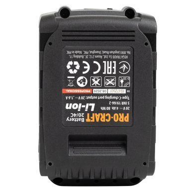 Аккумуляторная батарея Procraft BATTERY20/4С (p030280) фото